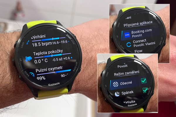Status zdraví a vylepšené notifikace