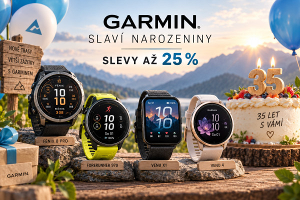Garmin slaví